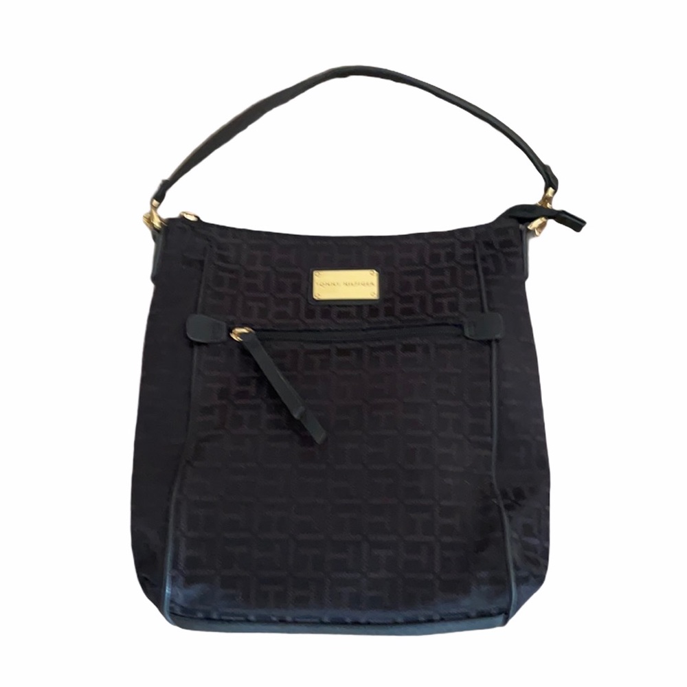 🚫SOLD🚫Ⓜ️Black Tommy Hilfiger Tote Bag Purse - Picture 3 of 7